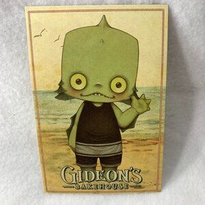 Gideon’s Bakehouse June 2025 Gilbert Menu Card Disney Springs Mr. Eyes Art